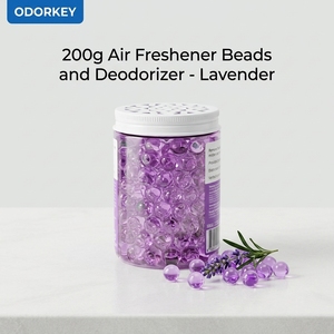 200g Eco-Friendly Gel Air Freshener Deodorizer Bottle Room Car Boats Lavender Long Lasting Essential Oils Non-Toxic Factory