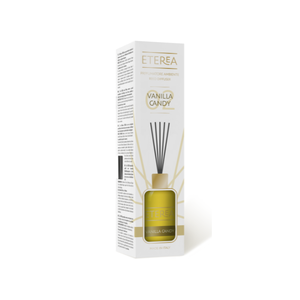Made Italy Eterea Reeds Diffuser 100ml Glass Bottle Vanilla Candy Long Lasting Paraben Free