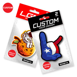 Custom Car Scent Perfume Oil Diffuser Paper Card Air Freshener Scented Car Air Scent Packaging Logo Fresh Car Scent for Men