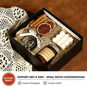 Custom Handmade High-End Luxury Soy Wax Environment-Friendly Aromatherapy Scented Candles Gift Set